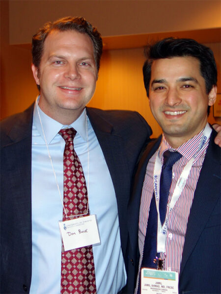 Former UoT Fellow Dr. Don Buck with Dr. Jamil Ahmad