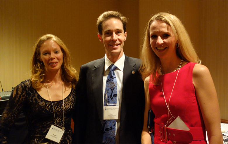 UoT friend Dr. Earl Campbell and his wife Heather with former SickKids fellow Dr. Alison Snyder-Warrick (University of Washington, St. Louis)